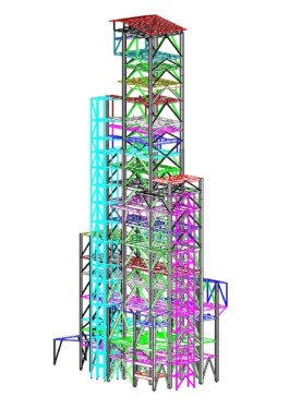 SOK Midrex Anlage Reaktorturm Kasachstan 